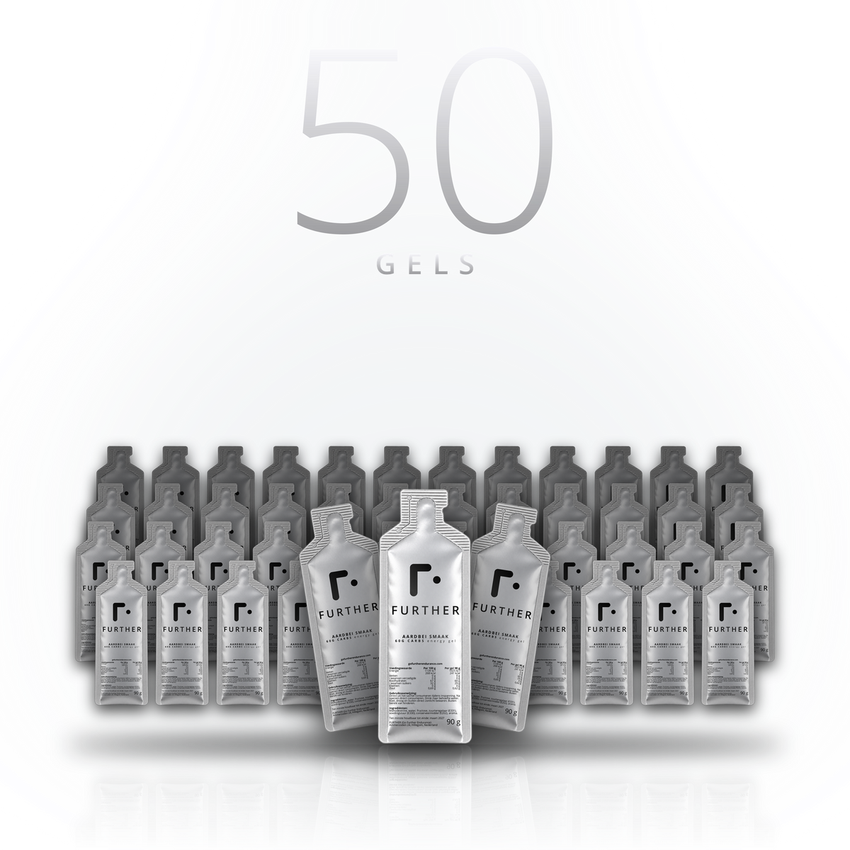 FURTHER 60G Energy Gel pack van 50 stuks